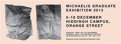 Michaelis School of Fine Art Graduate Exhibition