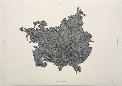 Deterministic Chaos Drawing #031 (Eurasia)