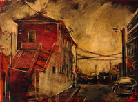 Side Street Red Building