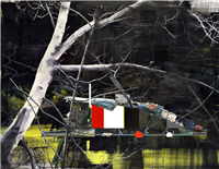 Glovers Island 4/Red White Yellow Black