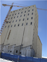 Construction on the transformation of the old silos is currently underway