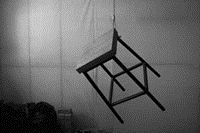 Chair suspended in Studio