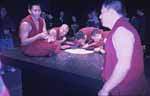 Tibetan monks