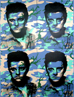Camouflage Elvis Blue