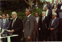 Untitled (First photograph of Mandela after release)