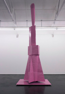 Barend de Wet, <i>Baby Pink</i>, 2015. Painted steel, Height: 423 cm