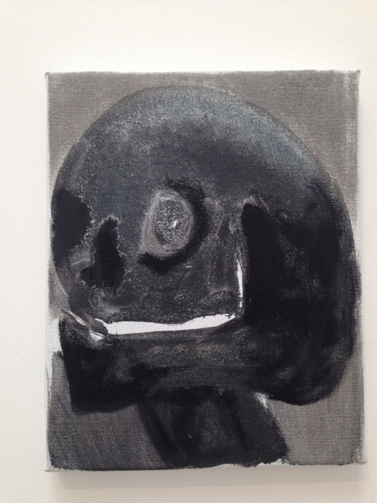 Marlene Dumas, Skulls (2013-2015) Oil on Canvas (detail)