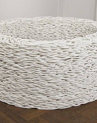 Liza Lou, Continuous Mile, 2006-2008. Glass beads and cotton, 1.9 x 1.9 x 16 0934.4 cm
