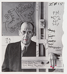 Zander Blom, Modern Painting: Piet Mondrian [Detail]. 2015-6. Mixed media on paper 