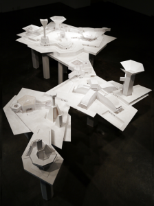 kendall buster assembling utopia dis cardboard constraint glue foam core paper