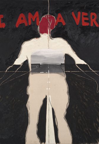 Kevin Atkinson, Horizon Doing, 1977. Oil on canvas, 167,5 x 244 cm