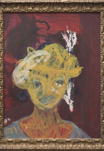 Mostaff Muchawaya, Ndaikuda II 2017. Acrylic on canvas, 108 x 85 cm