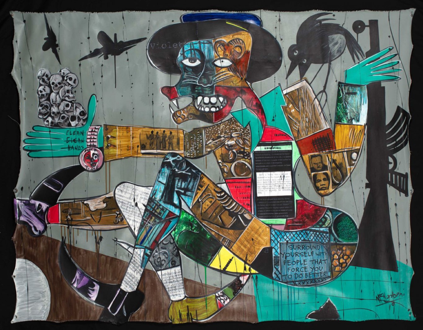Coded Inscriptions: Blessing Ngobeni's 'Chaotic Pleasure'